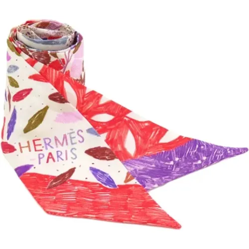 Pre-owned Scarves, female, , Size: ONE SIZE Pre-owned Silk scarves - Hermès Vintage - Modalova