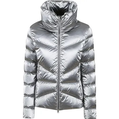 Grey Bomber Jacket Nylon Pearl Shaped , female, Sizes: M, XL, XS, 2XS, L, S - Colmar - Modalova