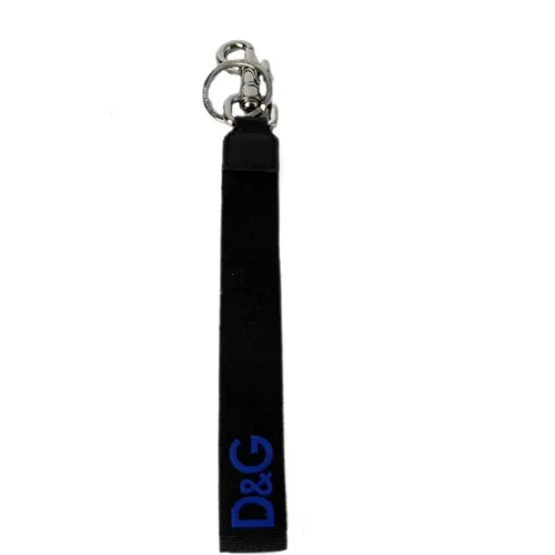 Keyrings, male, , Size: ONE SIZE Men Key Holder - Dolce & Gabbana - Modalova