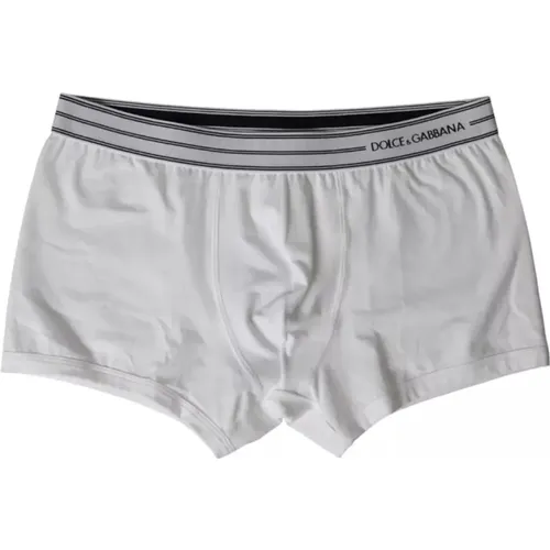 Bottoms, male, , Size: S Cotton Blend Regular Boxer Shorts Underwear - Dolce & Gabbana - Modalova