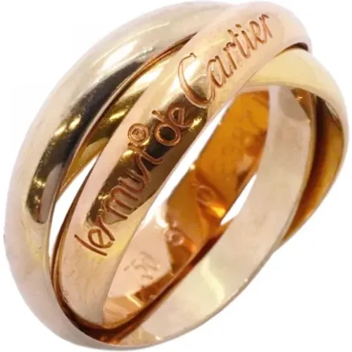 Pre-owned Jewellery, female, , Size: ONE SIZE Pre-owned Gold rings - Cartier Vintage - Modalova