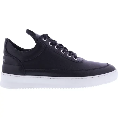 Low Top Crumbs Schwarz , Herren, Größe: 45 EU - Filling Pieces - Modalova