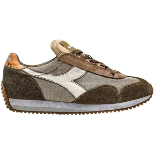 Sneakers, male, , Size: 11 1/2 US Stone Wash Evo Sneakers - Diadora - Modalova