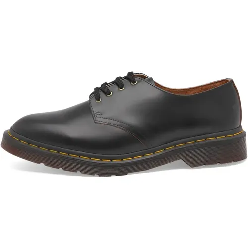 Business Shoes, male, , Size: 11 US Vintage Smooth Leather Shoes - Dr. Martens - Modalova