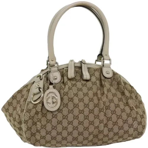 Pre-owned Handbags, female, , Size: ONE SIZE Pre-owned Canvas handbags - Gucci Vintage - Modalova