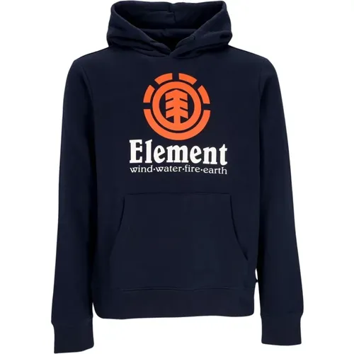 Hoodies, male, , Size: S Vertical Hoodie Eclipse Navy - Element - Modalova