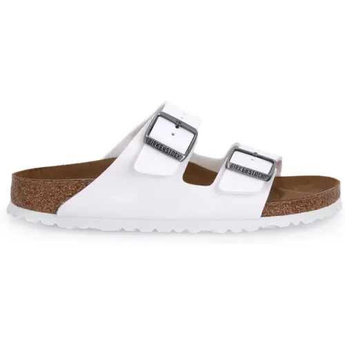 Weiße Arizona Sliders , Herren, Größe: 44 EU - Birkenstock - Modalova