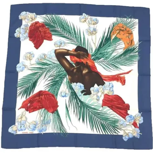 Pre-owned Scarves, female, , Size: ONE SIZE Pre-owned Silk scarves - Hermès Vintage - Modalova