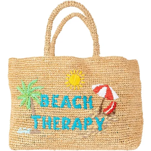 Raffia Beach Therapy Tasche - MC2 Saint Barth - Modalova