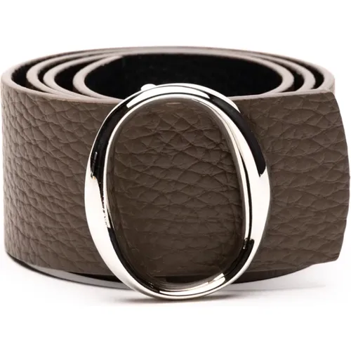 Double Soft High Leather Belt , female, Sizes: 85 CM - Orciani - Modalova