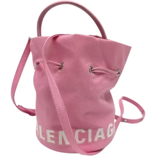 Pre-owned Bucket Bags, female, , Size: ONE SIZE Pre-owned Fabric balenciaga-bags - Balenciaga Vintage - Modalova