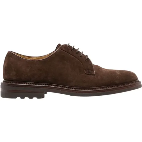 Luxuriöse Wildleder Derby Schuhe - BRUNELLO CUCINELLI - Modalova