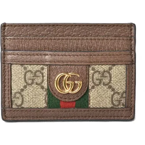 Pre-owned Wallets, male, , Size: ONE SIZE Pre-owned Leather wallets - Gucci Vintage - Modalova