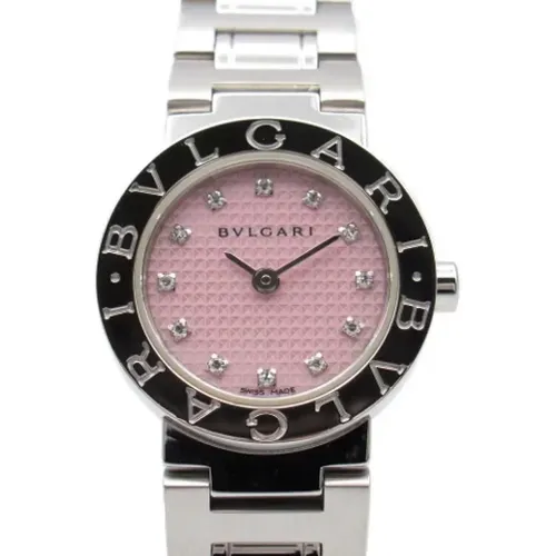 Pre-owned Watches, female, , Size: ONE SIZE Pre-owned Stainless Steel watches - Bvlgari Vintage - Modalova