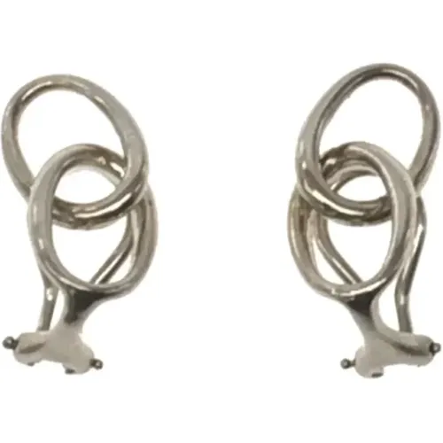 Pre-owned Jewellery, female, , Size: ONE SIZE Pre-owned Fabric earrings - Tiffany & Co. Pre-owned - Modalova