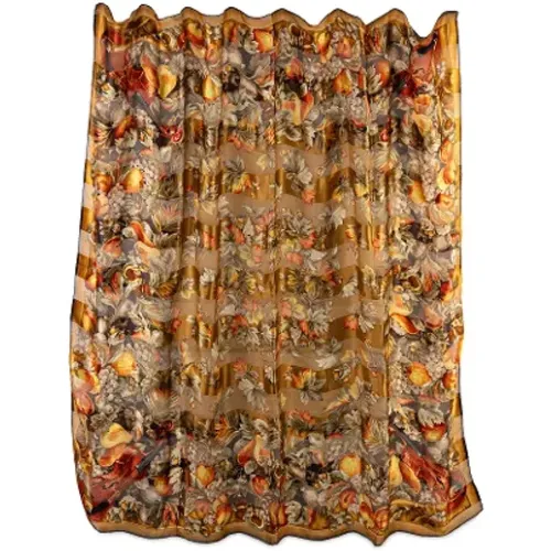 Pre-owned Scarves, female, , Size: ONE SIZE Pre-owned Silk scarves - Dior Vintage - Modalova