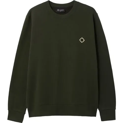 Grüne Pullover , Herren, Größe: XL - Ma.strum - Modalova