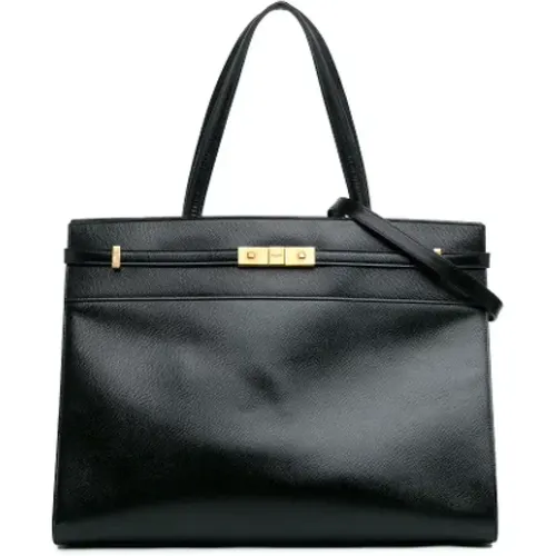 Pre-owned Leather shoulder-bags , female, Sizes: ONE SIZE - Yves Saint Laurent Vintage - Modalova