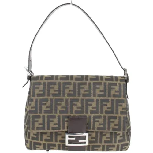 Pre-owned Shoulder Bags, female, , Size: ONE SIZE Pre-owned Canvas fendi-bags - Fendi Vintage - Modalova