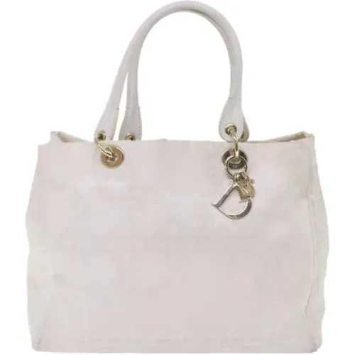 Pre-owned Tote Bags, female, , Size: ONE SIZE Pre-owned Canvas handbags - Dior Vintage - Modalova