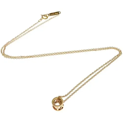 Pre-owned Jewellery, female, , Size: ONE SIZE Pre-owned Gold necklaces - Tiffany & Co. Pre-owned - Modalova