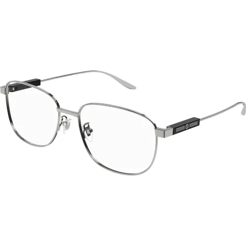 Silver Black Sunglasses Frames - Gucci - Modalova
