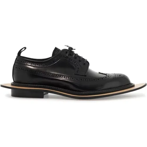 Floating Lace-Up Brogue Shoes , male, Sizes: 10 UK - Comme des Garçons - Modalova