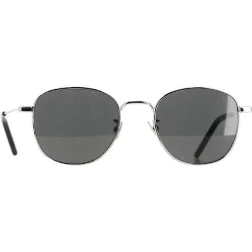 Pre-owned Accessories, female, , Size: ONE SIZE Pre-owned Metal sunglasses - Yves Saint Laurent Vintage - Modalova