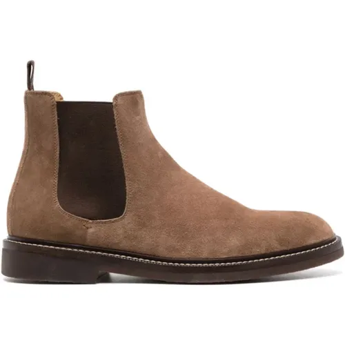 Chelsea Boots, male, , Size: 7 US Stylish Boots - BRUNELLO CUCINELLI - Modalova