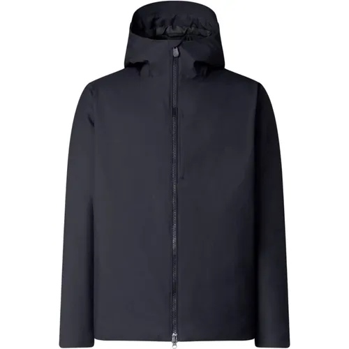 Light Jackets, male, , Size: XL Animal-Free Hooded Men's Puffer Jacket - Save The Duck - Modalova