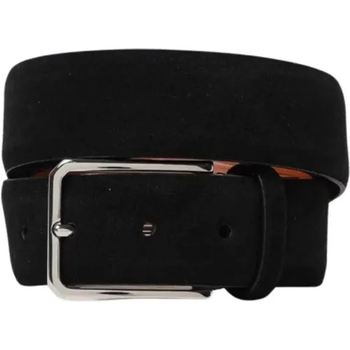 Belts, male, , Size: ONE SIZE Classic Belt - Santoni - Modalova