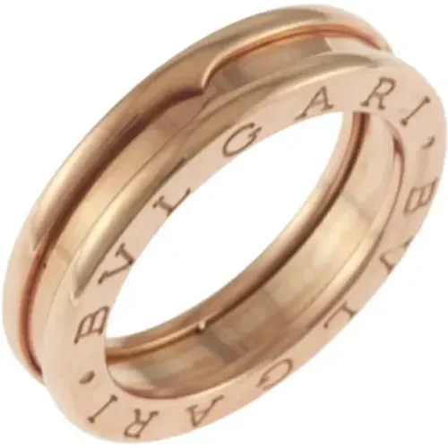 Pre-owned Jewellery, female, , Size: ONE SIZE Pre-owned Rose Gold rings - Bvlgari Vintage - Modalova