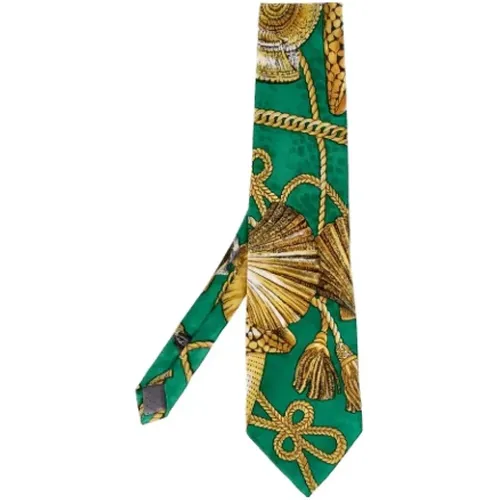 Pre-owned Accessories, male, , Size: ONE SIZE Pre-owned Silk home-office - Versace Pre-owned - Modalova