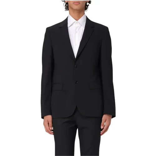 Blazers, male, , Size: 2XL Blue Tailored Blazer for Men - HUGO - Modalova