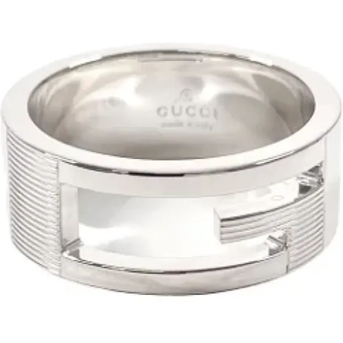 Pre-owned Jewellery, female, , Size: ONE SIZE Pre-owned Silver rings - Gucci Vintage - Modalova