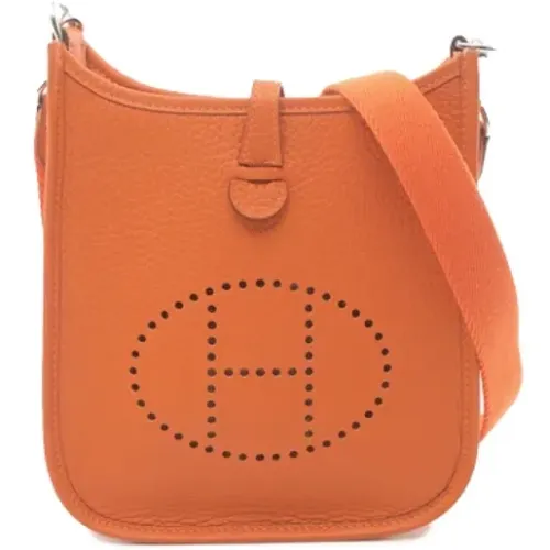 Pre-owned Cross Body Bags, female, , Size: ONE SIZE Pre-owned Leather shoulder-bags - Hermès Vintage - Modalova