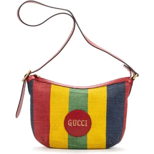 Pre-owned Canvas shoulder-bags , female, Sizes: ONE SIZE - Gucci Vintage - Modalova