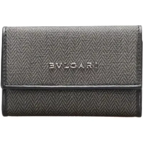 Pre-owned Wallets, unisex, , Size: ONE SIZE Pre-owned Canvas wallets - Bvlgari Vintage - Modalova