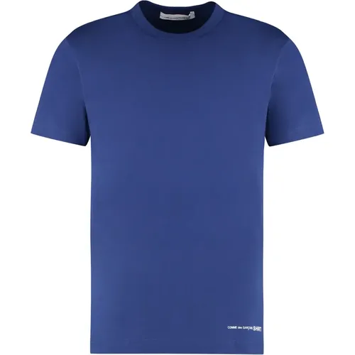 Cotton crew-neck T-shirt , male, Sizes: S, M - Comme des Garçons - Modalova