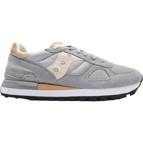 Sneakers, male, , Size: 12 US Shadow Original Sneakers Grey/Tan - Saucony - Modalova