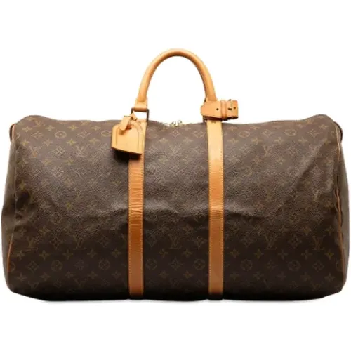 Pre-owned Weekend Bags, female, , Size: ONE SIZE Pre-owned Canvas louis-vuitton-bags - Louis Vuitton Vintage - Modalova