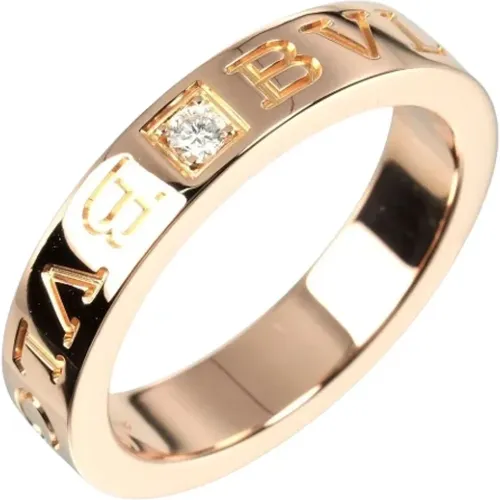 Pre-owned Jewellery, female, , Size: ONE SIZE Pre-owned Rose Gold rings - Bvlgari Vintage - Modalova