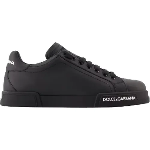 Sneakers, male, , Size: 7 US Leather sneakers - Dolce & Gabbana - Modalova