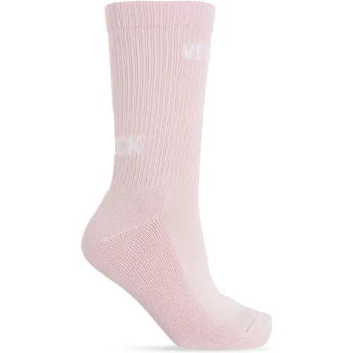 Socken mit Logo , Damen, Größe: XS - Vetements - Modalova