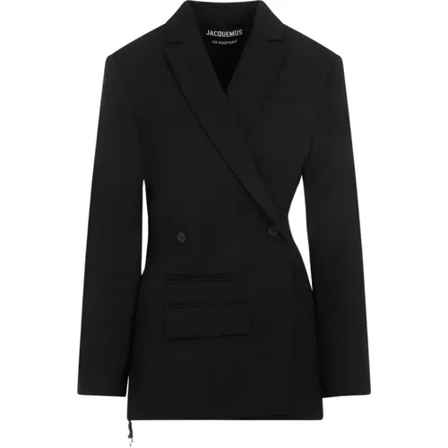 Wool La Veste Tibau Jacket , female, Sizes: 2XS, S, XS - Jacquemus - Modalova