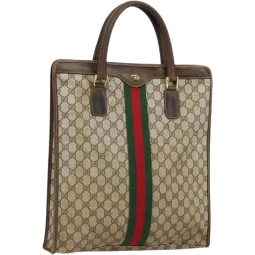 Pre-owned Tote Bags, female, , Size: ONE SIZE Pre-owned Vintage Tote Bag - Gucci Vintage - Modalova