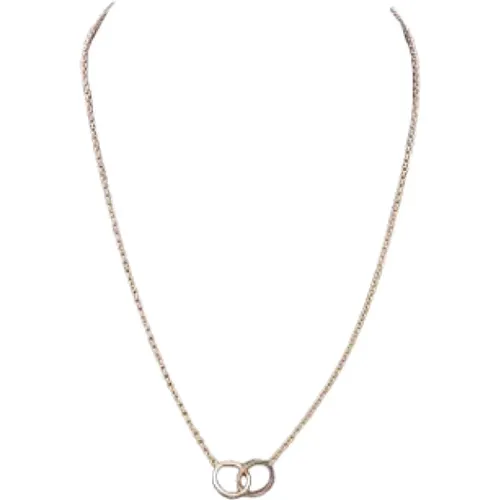 Pre-owned Jewellery, female, , Size: ONE SIZE Pre-owned Rose Gold necklaces - Cartier Vintage - Modalova