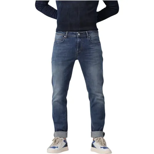 Slim-Fit Denim Jeans , Herren, Größe: W36 - Re-Hash - Modalova