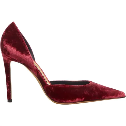 Pumps, female, , Size: 7 US Burgundy Pointed Toe High Heels - Alexandre Vauthier - Modalova