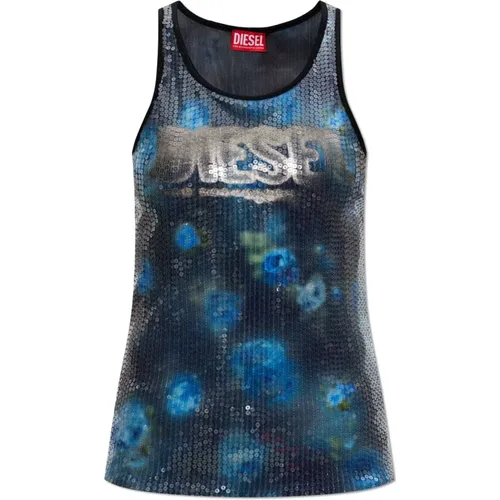 Sleeveless Tops, female, , Size: XL T-Unky Top - Diesel - Modalova